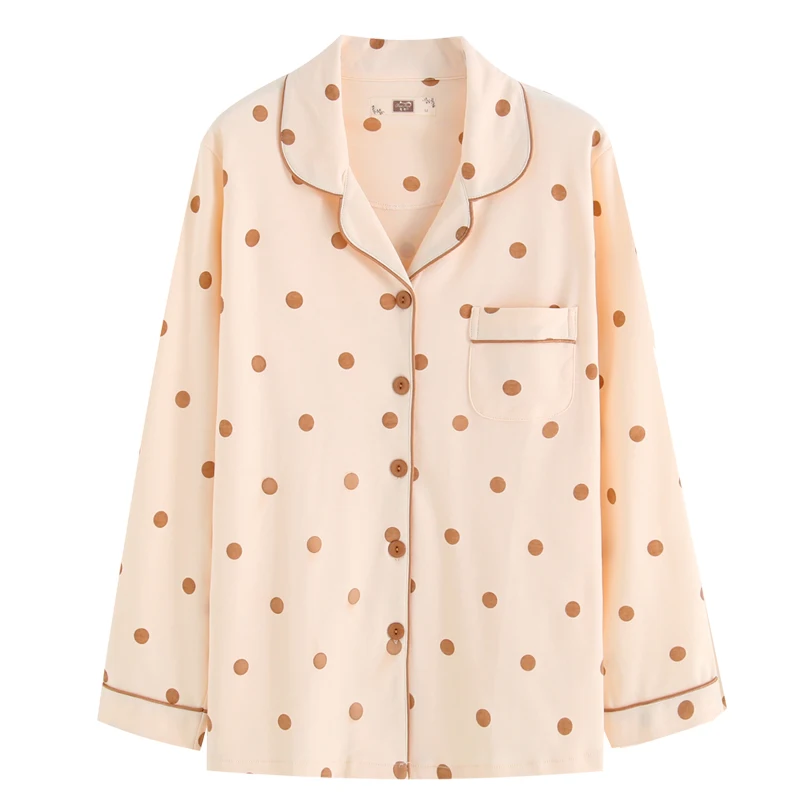 Женские хлопковые пижамы среднего и пожилого возраста. Весенне-осенние цельные