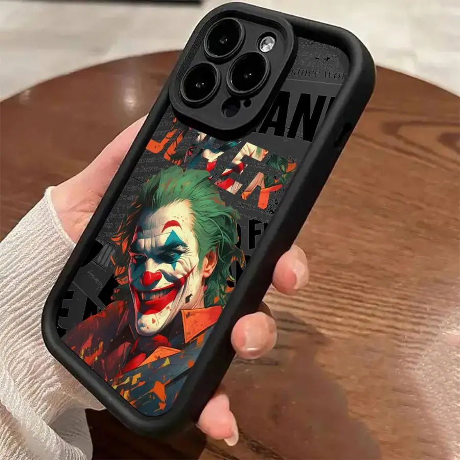 J-okers Cover Phone Case for Apple iPhone 13 15 16 Pro Max 14 11 12 14Plus 15Plus Soft TPU Shell