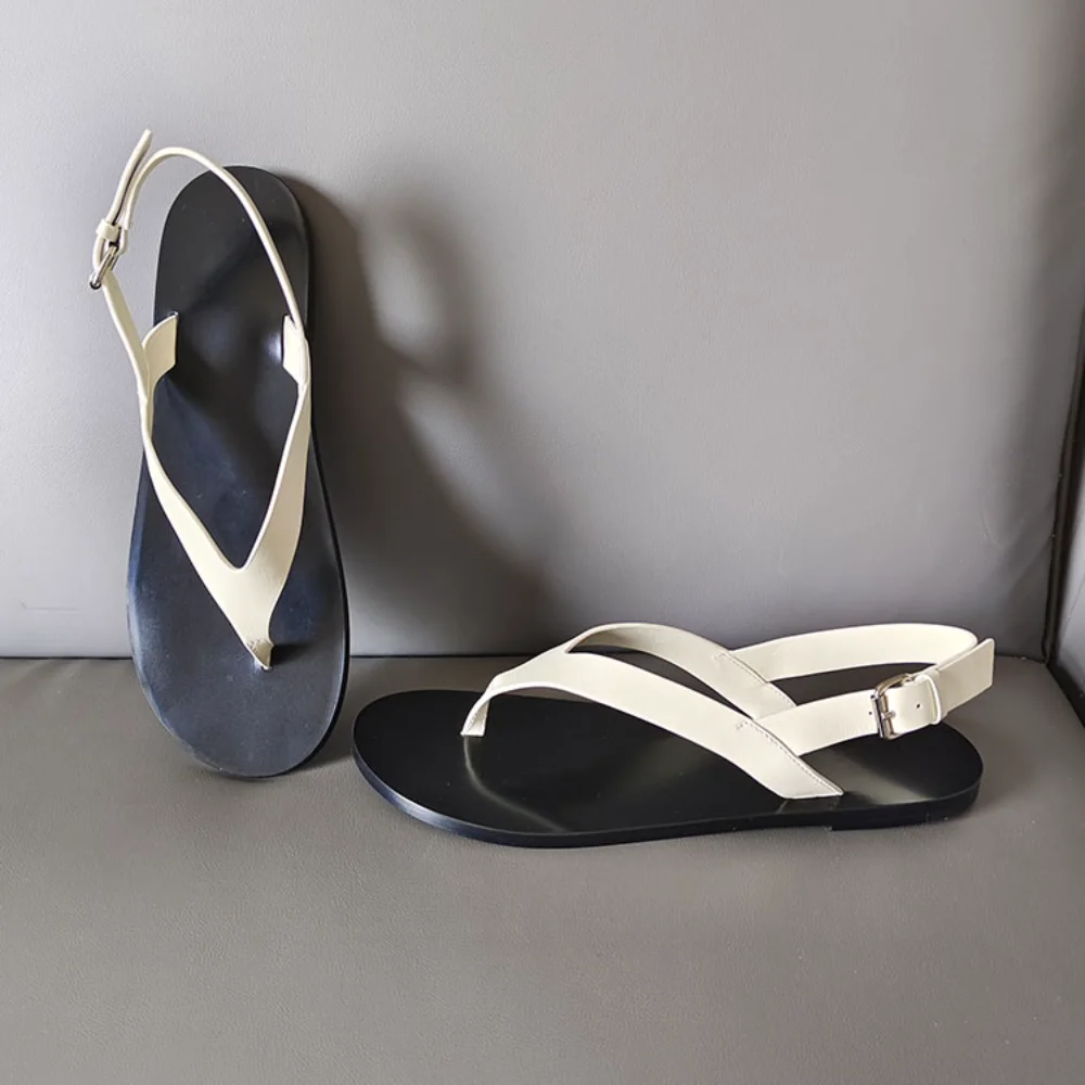 

Летние модные новые повседневные универсальные сандалии крутые и дышащие модные шлепанцы с круглым носком сандалии