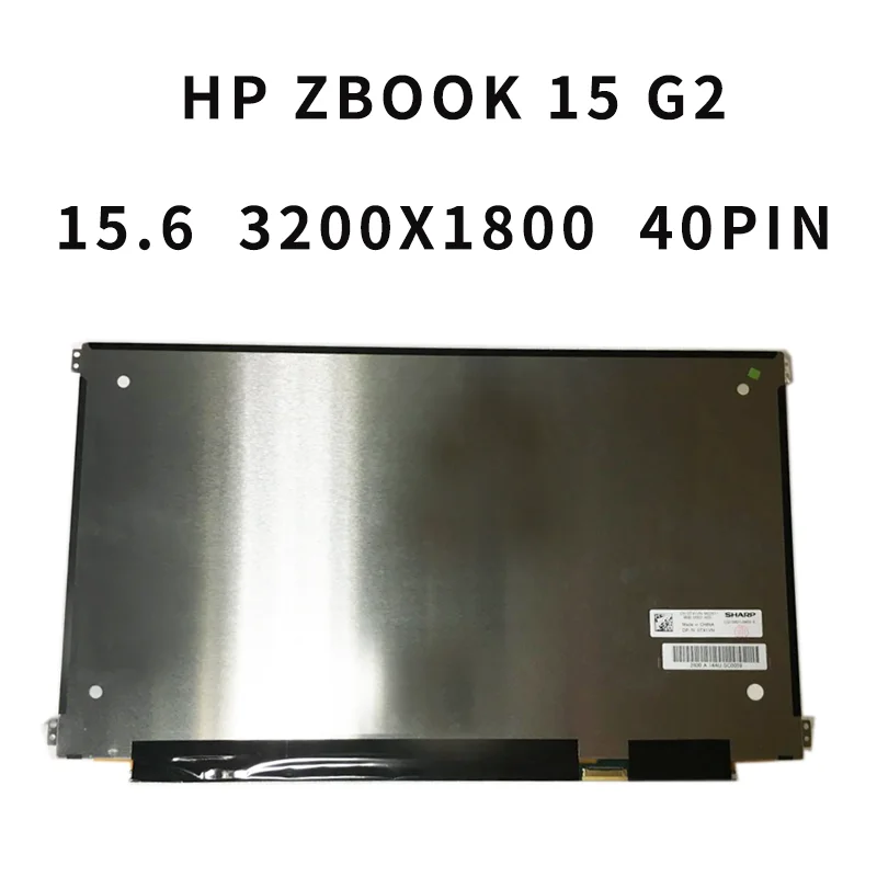 

15.6" LED LCD Screen Laptop Matrix For HP ZBook 15 G2 3200X1800 QHD+ Display eDP 40PINS Tested Panel Replacement