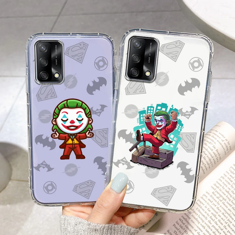 

Harleen Quinzel Joker Cute Phone Case For OPPO Reno 9 8 7 6 5 4 2 Z Lite Pro SE 5G Silicone TPU Funda Capa Transparent Cover