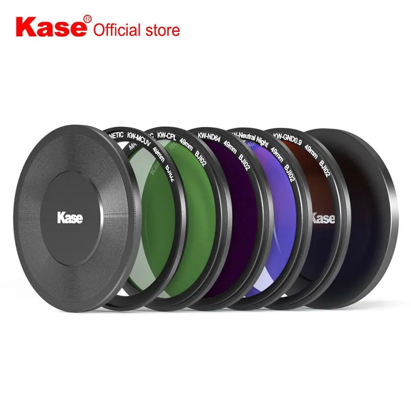 

Kase Wolverine Magnetic Filter With Front Filter Threads for 49mm / 58mm Lens