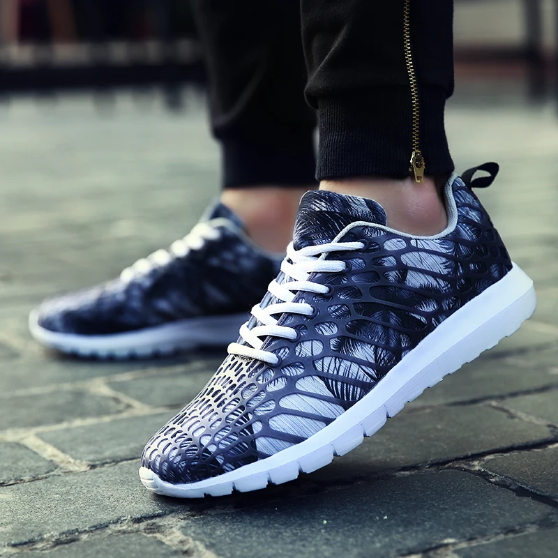 Men Outdoor Sneakers Women Breathable Running Shoes Mesh Sports Shoes Sneakers Unisex Trainers Walking Size 46