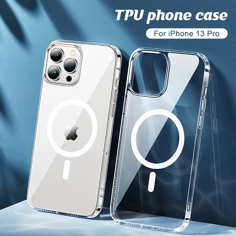 

Magnetic Cover For iPhone 11 12 13 Pro Max X XS Max XR Case On For iPhone 14 Max 14 Pro Max Wireless Charging Acrylic Phone Case
