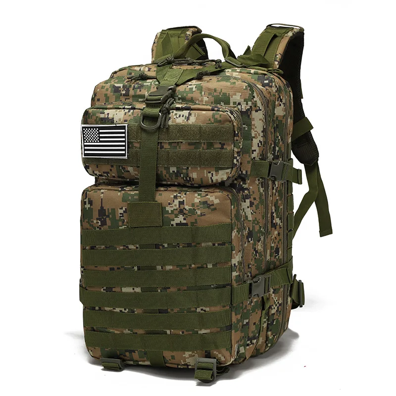 50L Tactical Military Backpack Camping Trekking Fishing Bag Waterproof Rucksacks Men Large Capacity Travel Hunting Backpack