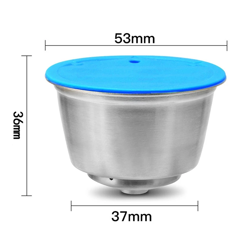 2X многоразовая капсула для Dolce-Gusto набор фильтров кофе из нержавеющей стали