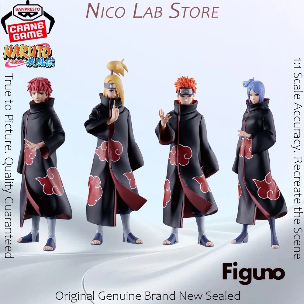 Фото В наличии: Фигурки BANPRESTO Figuno NARUTO Shippuden - Сасори, Дейдара, Пейн, Конан. Модели аниме-персонажей. №1