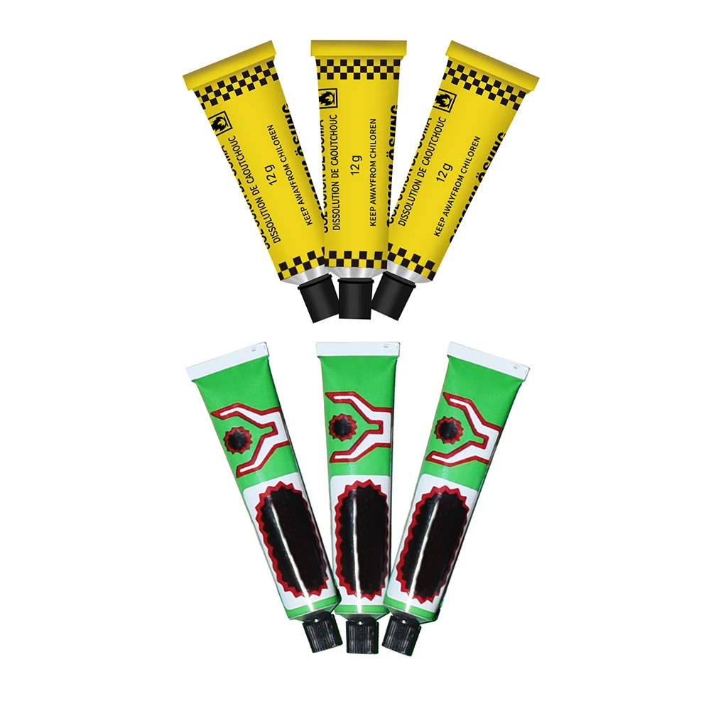 

20 мл цементная резиновая внутренняя труба ремонт прокола холодный патч раствор набор клейкий клей велосипед инструмент для ремонта