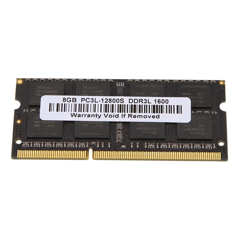 

DDR3L8G 1600/12800 Notebook Memory Module Low Voltage 1.35V, Dual Pass Support 1.5V