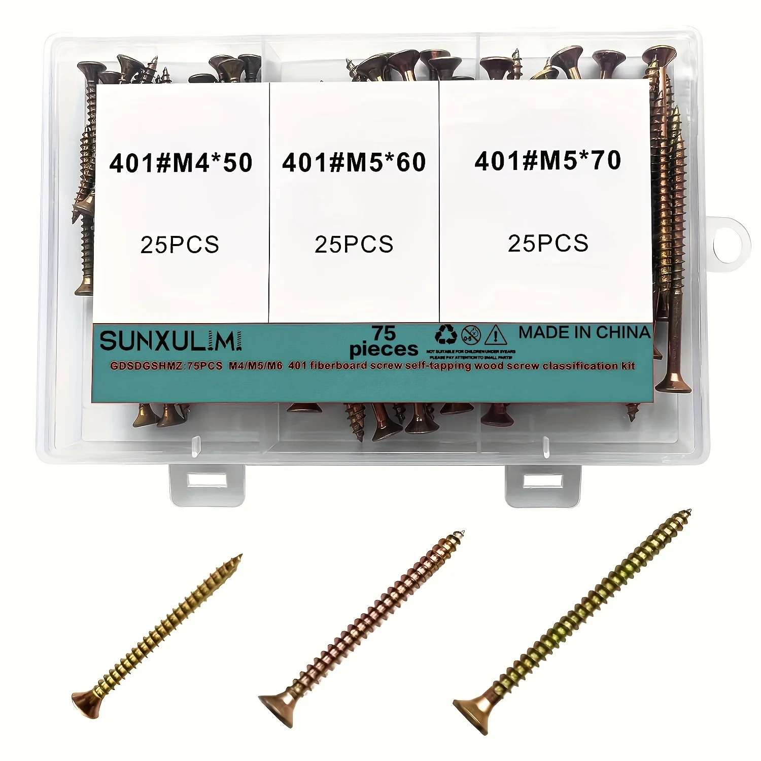 3 размера деревянных винтовых комбинированных комплектов винтовые наборы все