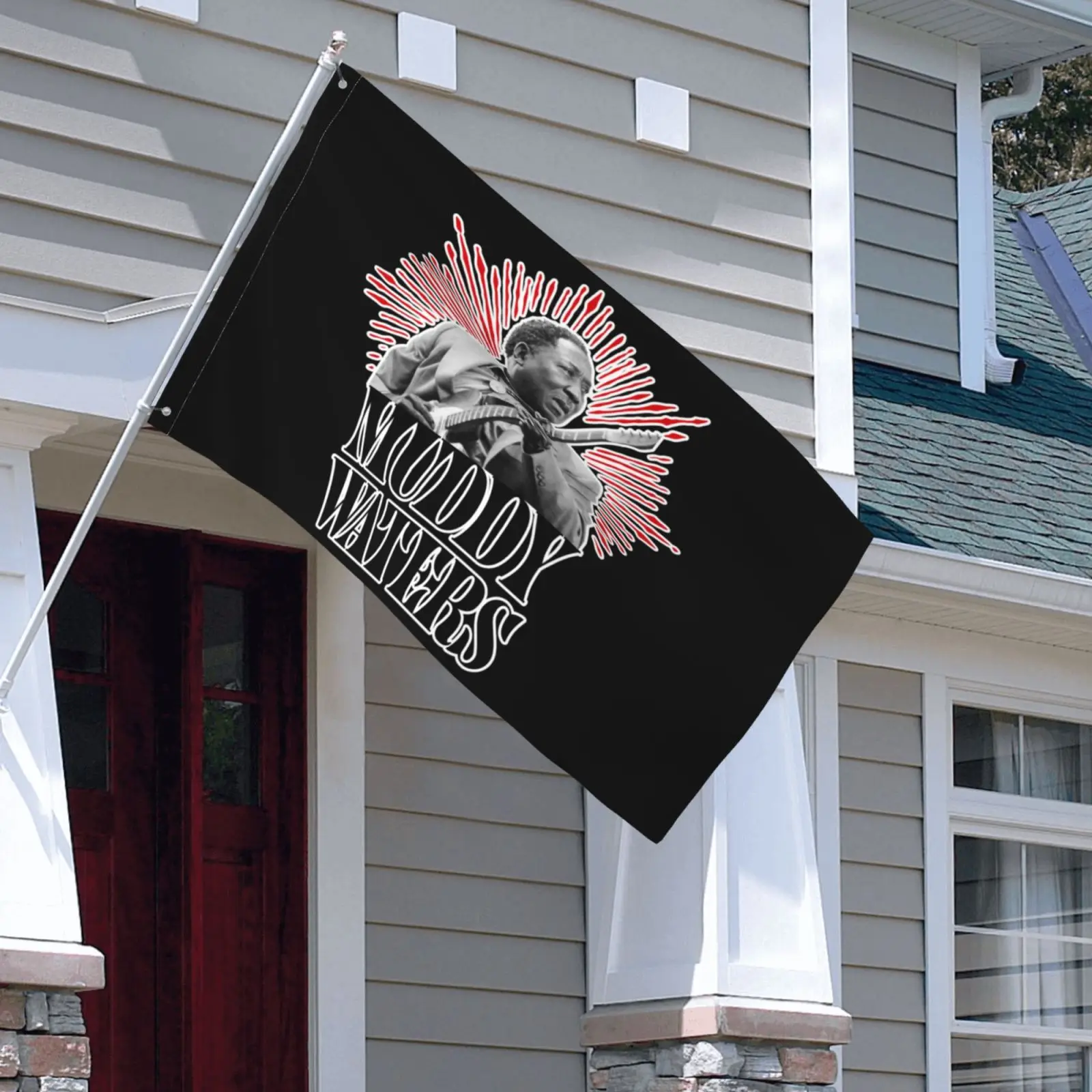 Портрет мудди воды флаг Дельта Чикаго баннер летающие флаги автомобили клубный