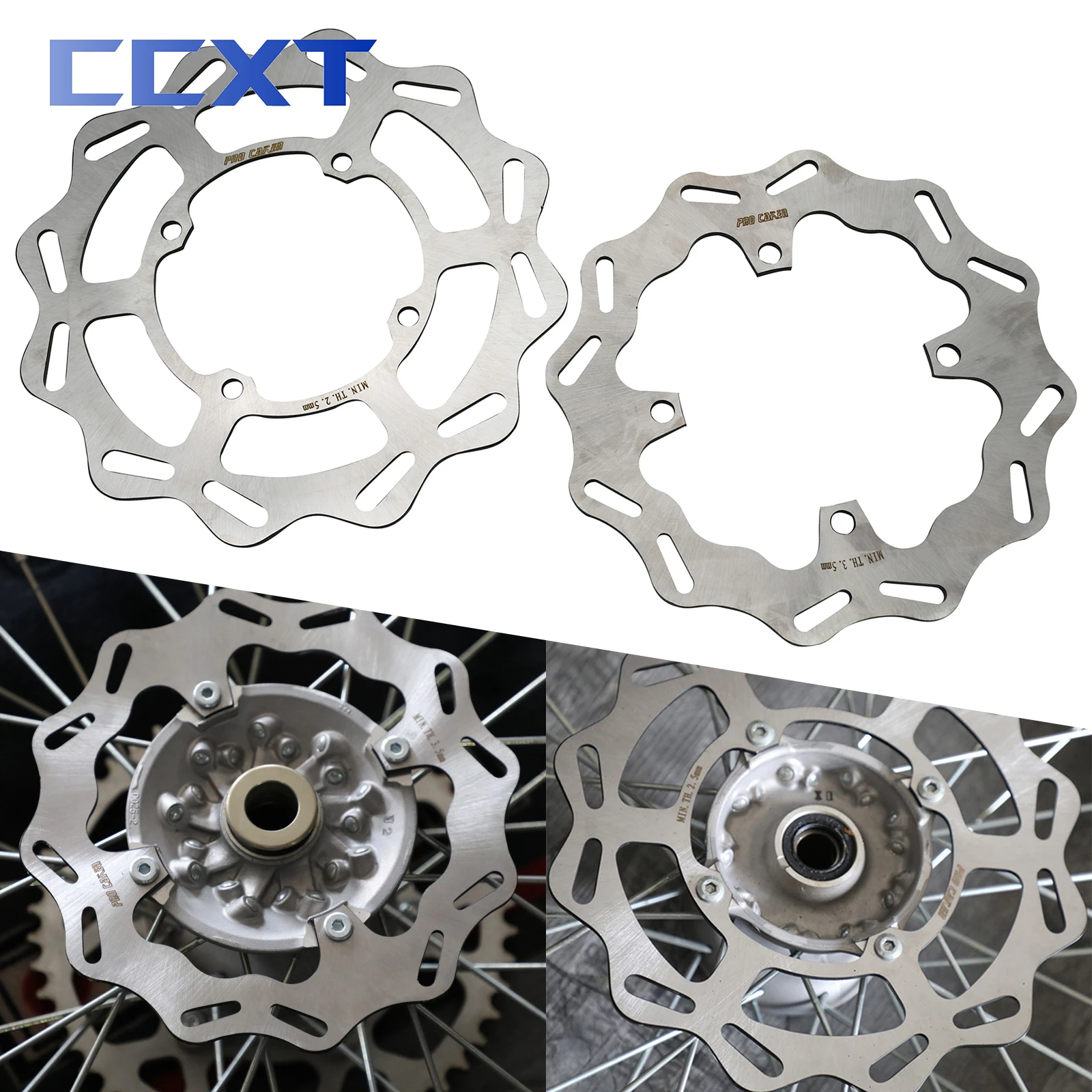 

Motorcycles 240mm 270mm Front Rear Brake Disc Rotor For Kawasaki KX 125 250 250F 450F KLX 450R 2006-2021 Motocross Accessories