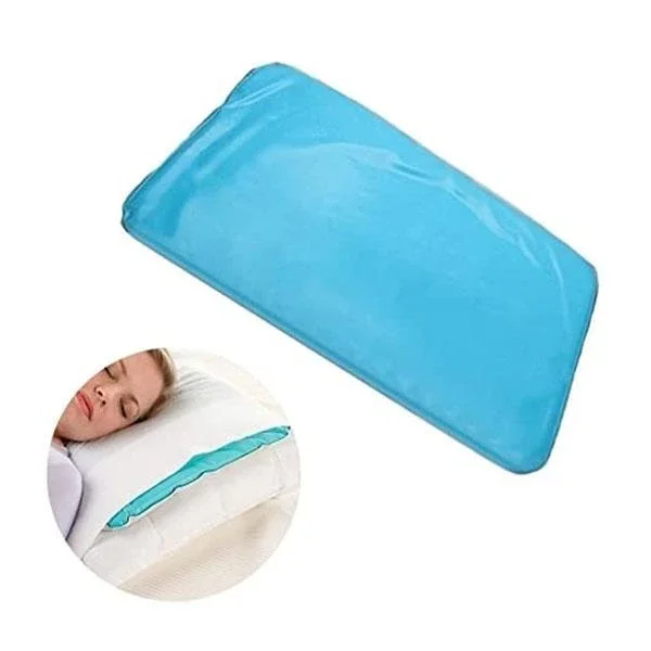 

Cooling Pillow Pad Summer Therapy Insert Sleeping Aid Pad Mat Muscle Relief Cooling Gel Pillow Ice Pad Massager