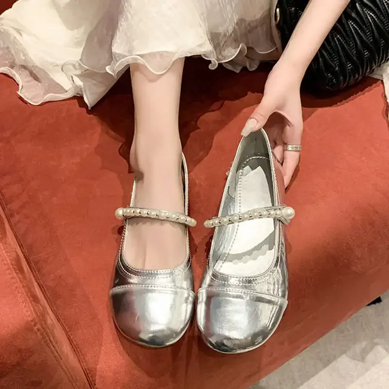 Женские туфли-оксфорды с украшением из жемчуга повседневные женские кроссовки