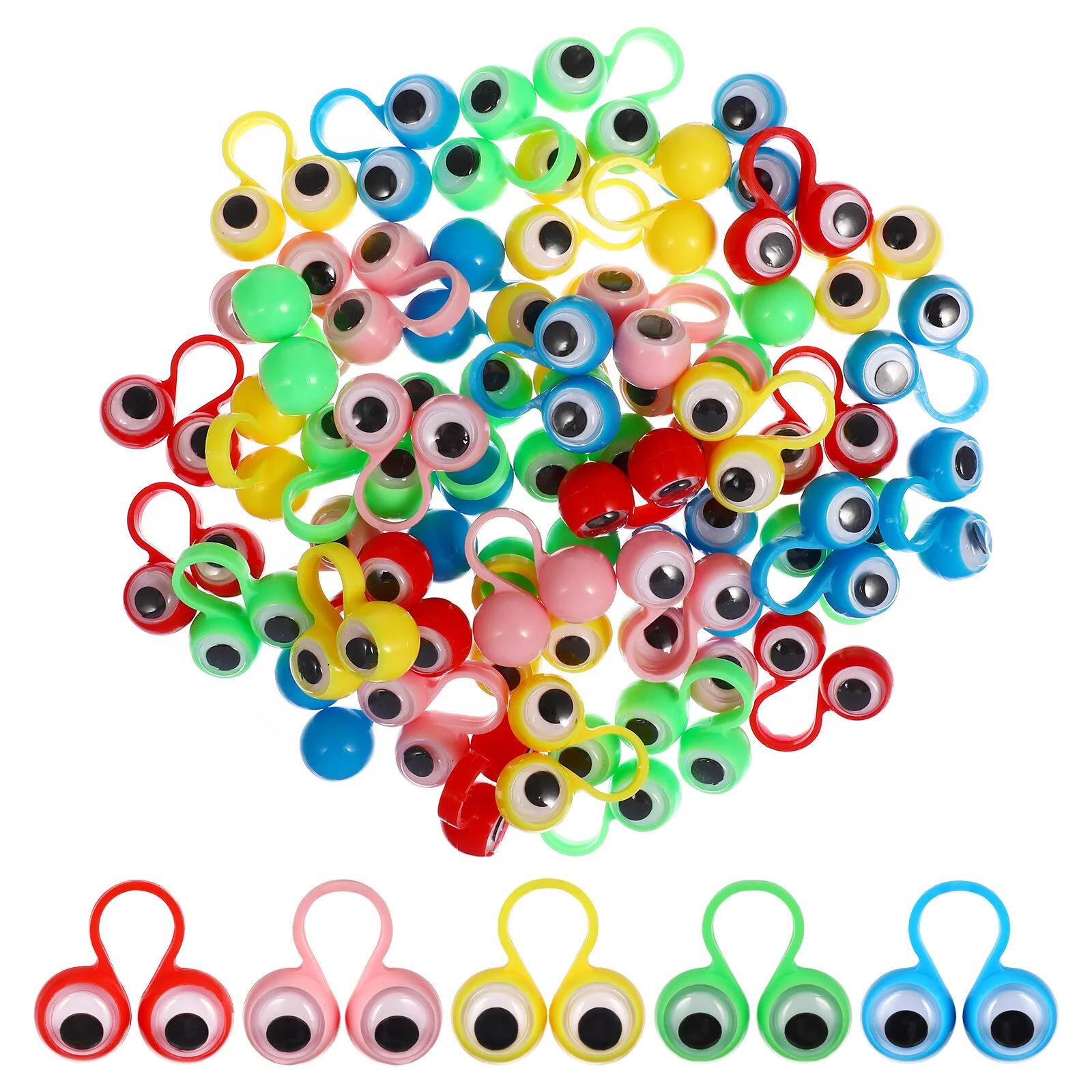 

50 Pcs Plastic Baby Jewelry Women’s Rings Accessories Toddler