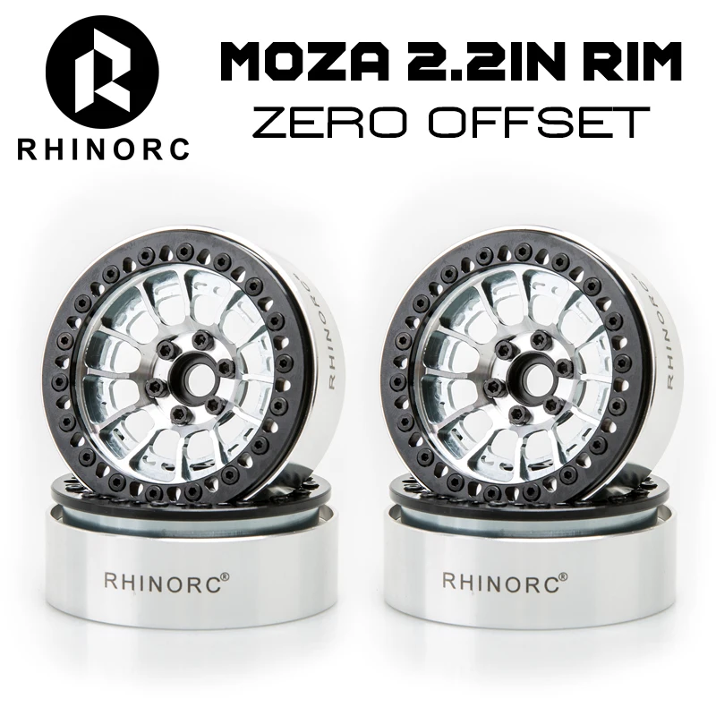 Rhino MOZA 2 2-дюймовый 25 мм узкий обод ZERO OffSet 4 шт. для 1/10 RC Crawler SCX10 Pro TRX4 Shafty Bully MOA