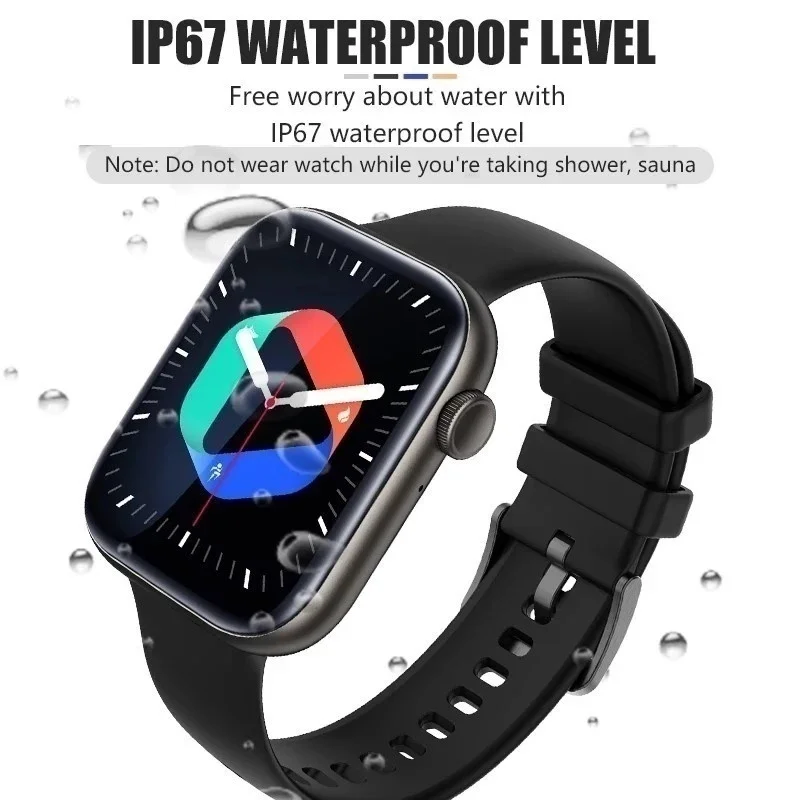 

1.81 Inch Big Screen Smart Watch Men Women 2023 Health Wristwatches Smartwatch For Samsung Galaxy S21 S8 S9 S10 S20 Plus Ultra