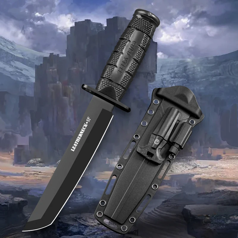 Охотничий нож для выживания на природе прямой с фиксированным лезвием