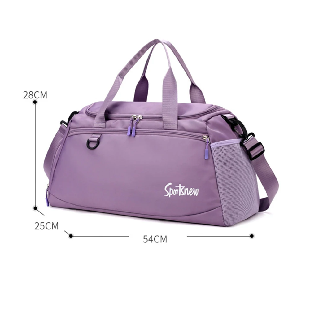 Travel Bag Duffle Luggage Handbag Women's Shoulder Bag Large Capacity Dry Wet Separation Waterproof Fitness Sports Gym Bag Totes