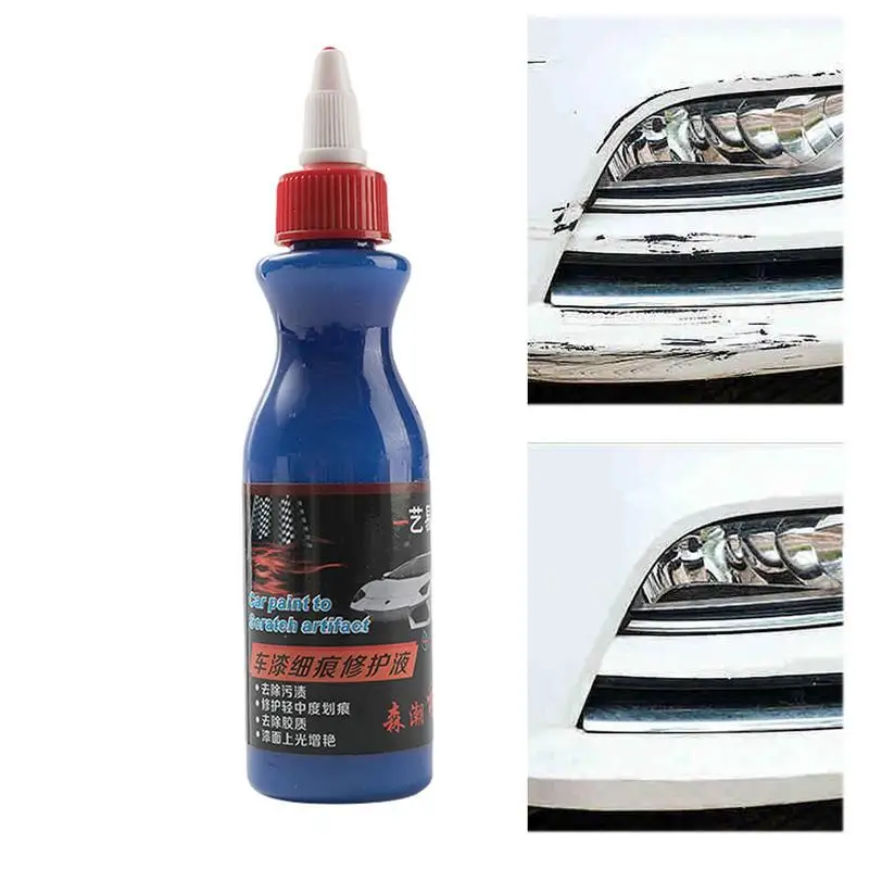 

Car Scratch Remover 100ml Car Scratch Liquid Repair Wax Paint Care Agent Perfect For Roadside Stone And Car Accident Scratches