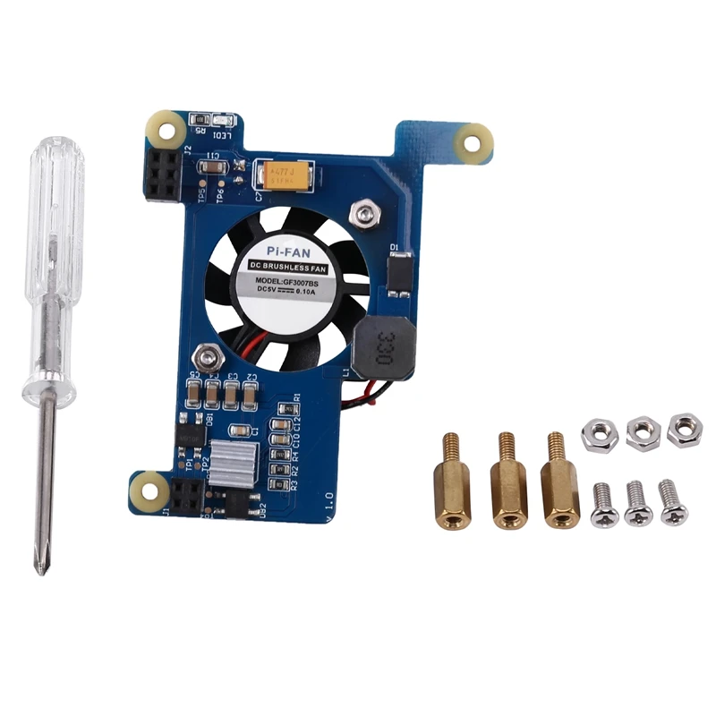 

Suitable For Raspberry Pi 4B/3B+ Power Over Ethernet (Poe) HAT Module With Cooling Fan For Raspberry Pi 4B/3B+