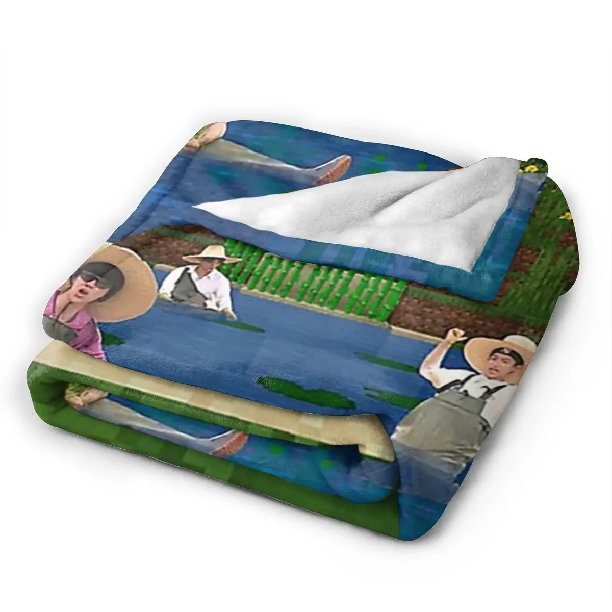 Плед для ловли лягушек с Minghao DK и Джошуа мягкое теплое Фланелевое покрывало