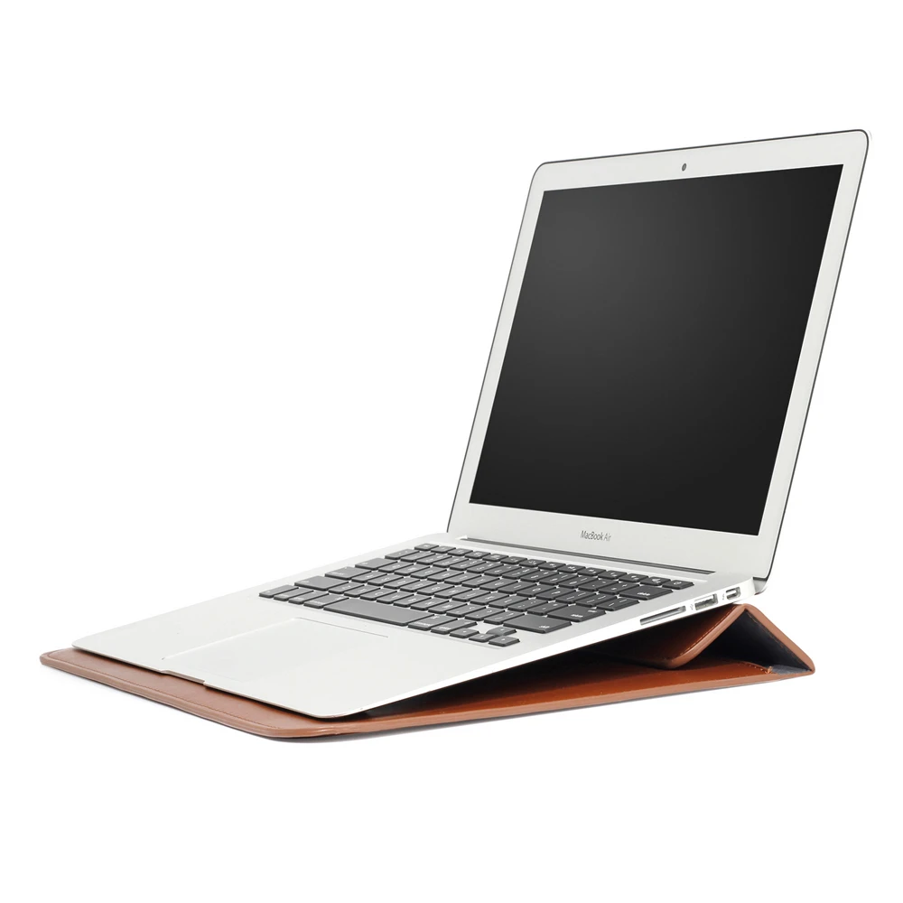 Чехол-подставка из ПУ кожи для ноутбука Macbook Air Pro Retina 11 12 13 6 14 15 16 дюймов