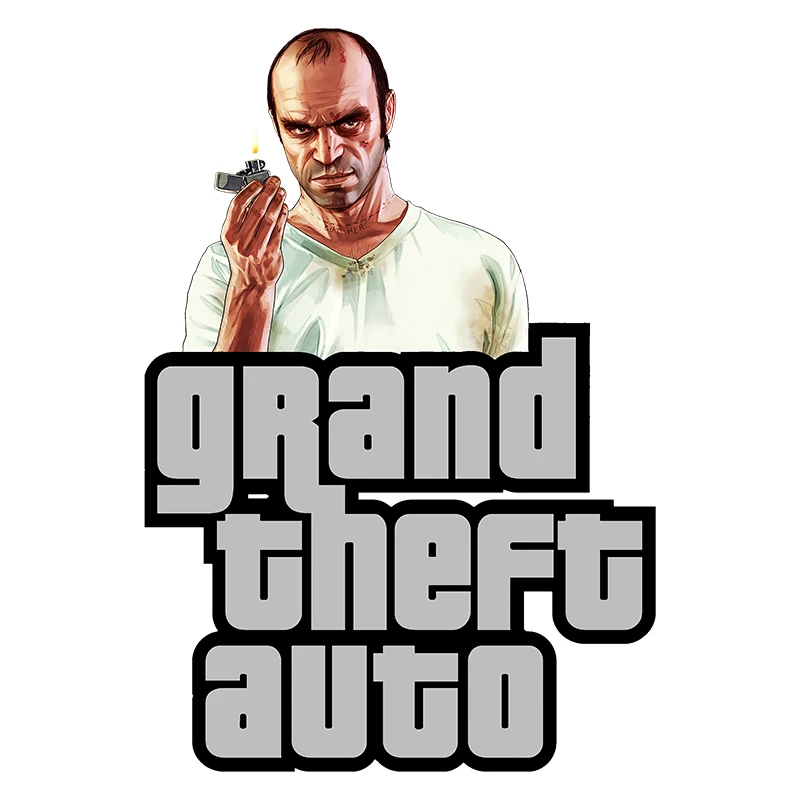 Y415# Boutique Decals Exterior Accessories GTA Grand Theft Auto SAN ANDREAS Logo Vinyl Car Stickers Automobile Decorative - купить по