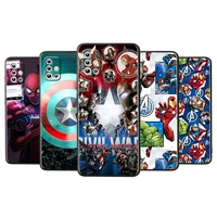 avengers hero fighting for samsung galaxy a52s a72 a71 a52 a51 a12 a32 a21s 4g 5g funda soft black phone case capa coque cover