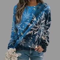 womens fashion sweatshirts 2022 spring essential clothes y2k crystal ice flower 3d print streetwear female tops coat pullover