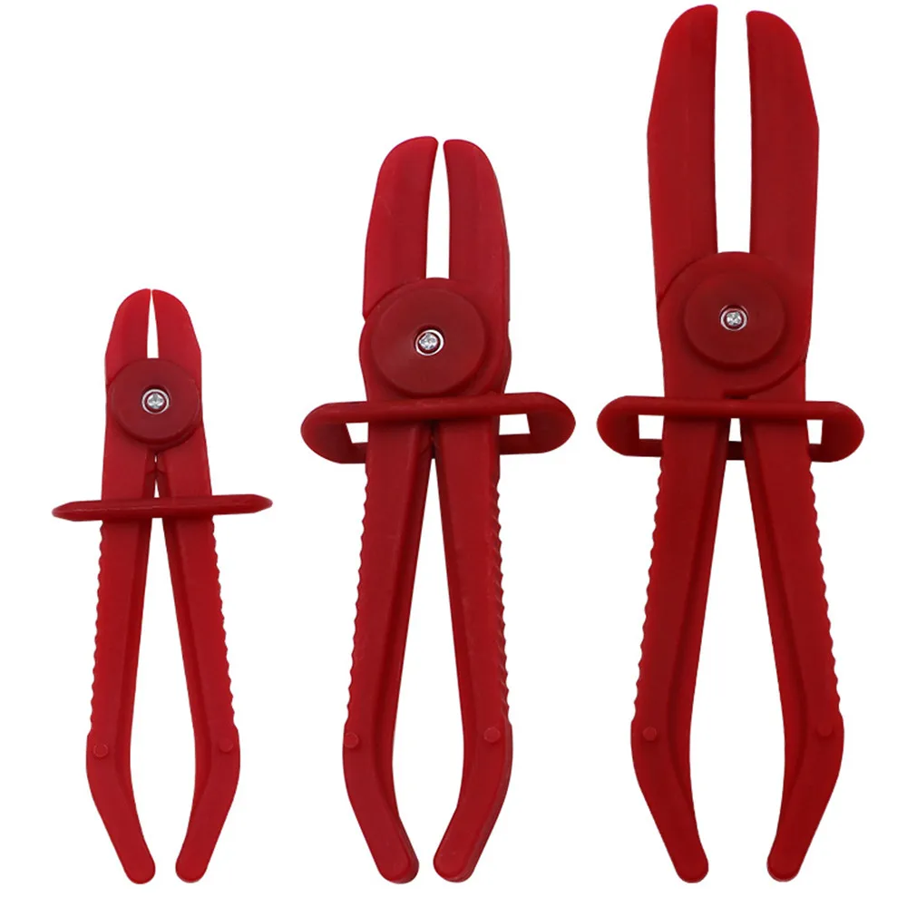 

3PCS/Set Nylon Hose Clamp Tool Set Brake Fuel Water Line Clamp Plier Hands Free Tool Car Repair Tools Hose Pliers