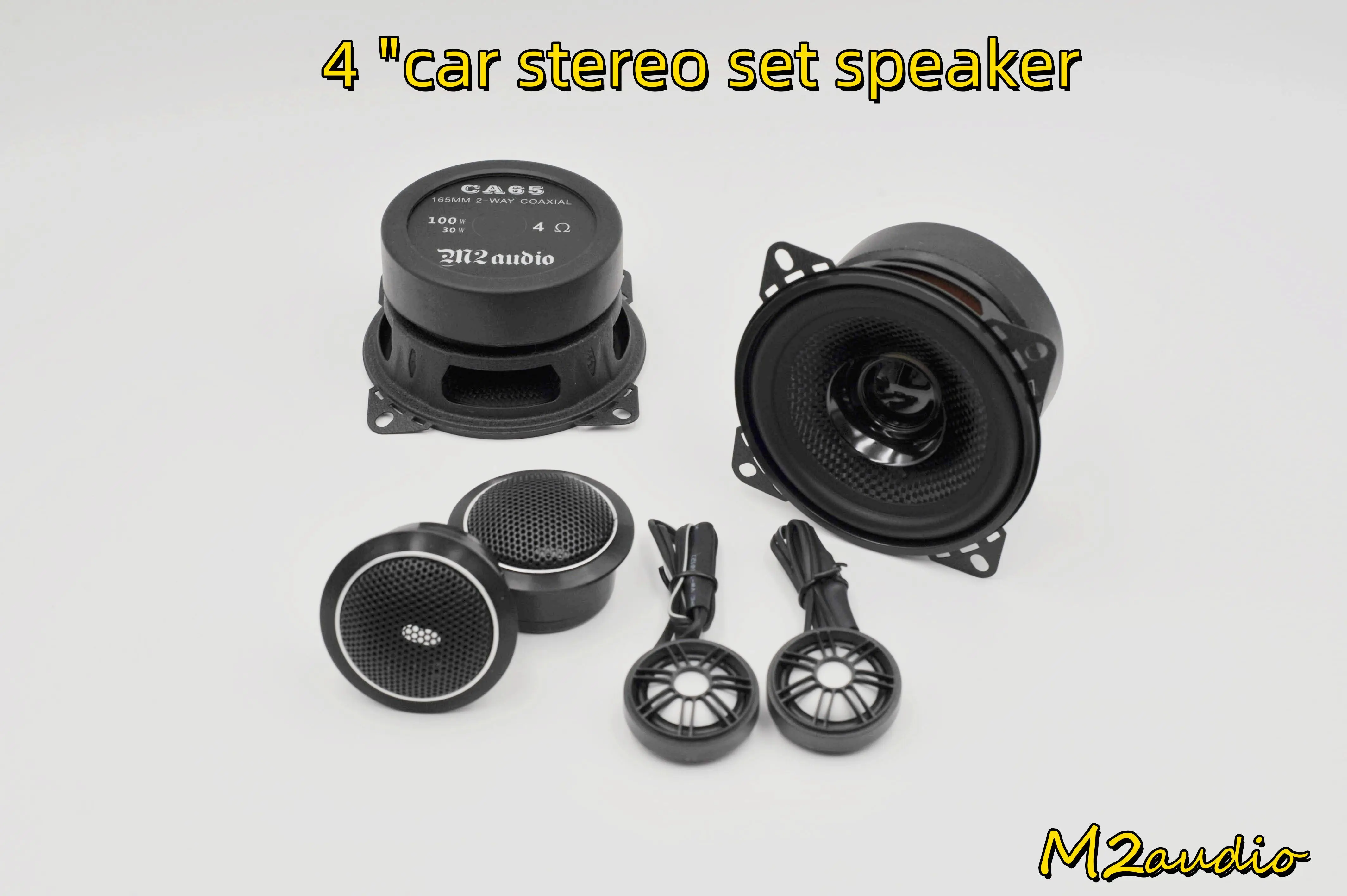 4 шт. 4-дюймовый двухсторонний автомобильный динамик с мощностью 60 Вт