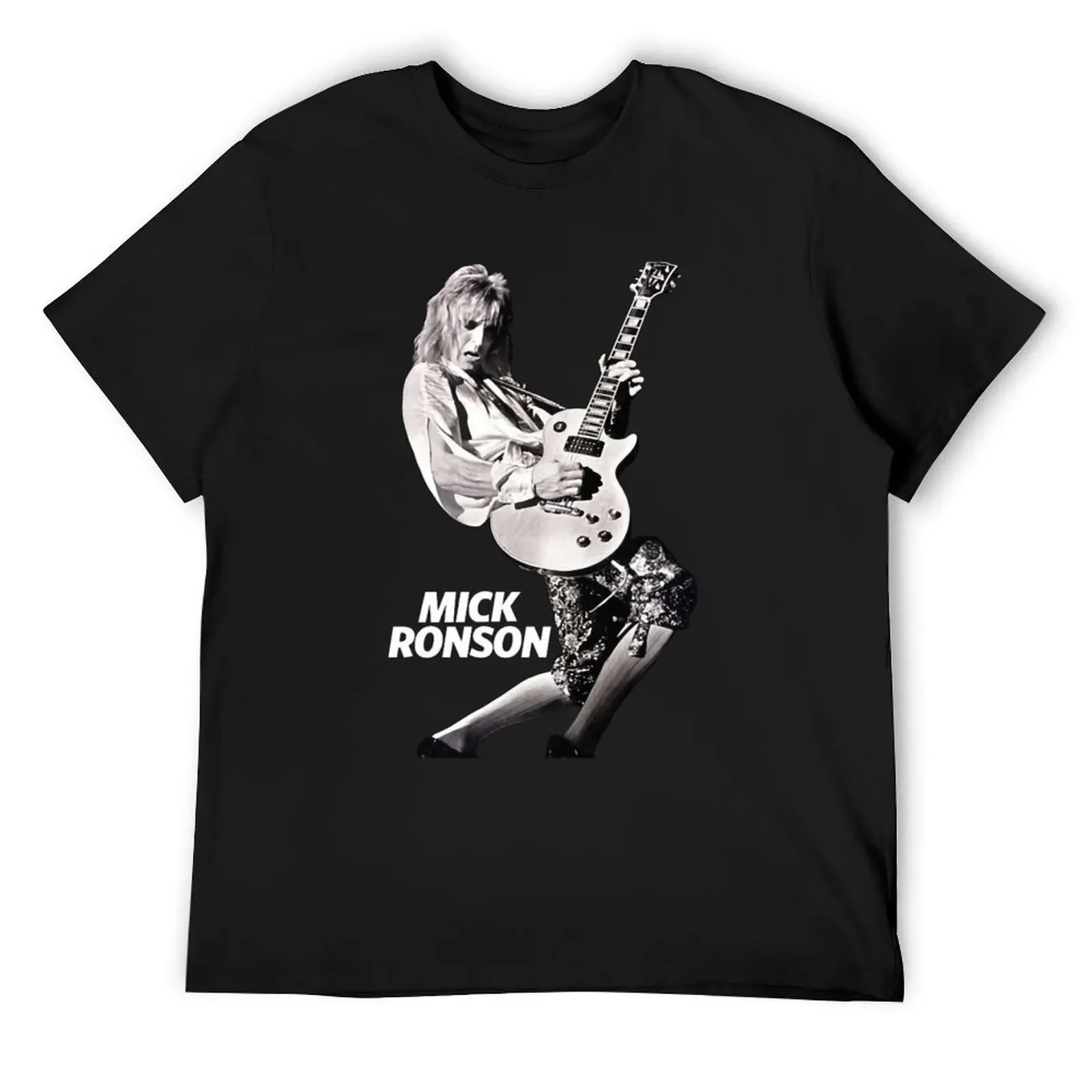 Футболка Mick Ronson с графическим рисунком винтажная простая уличная одежда в стиле