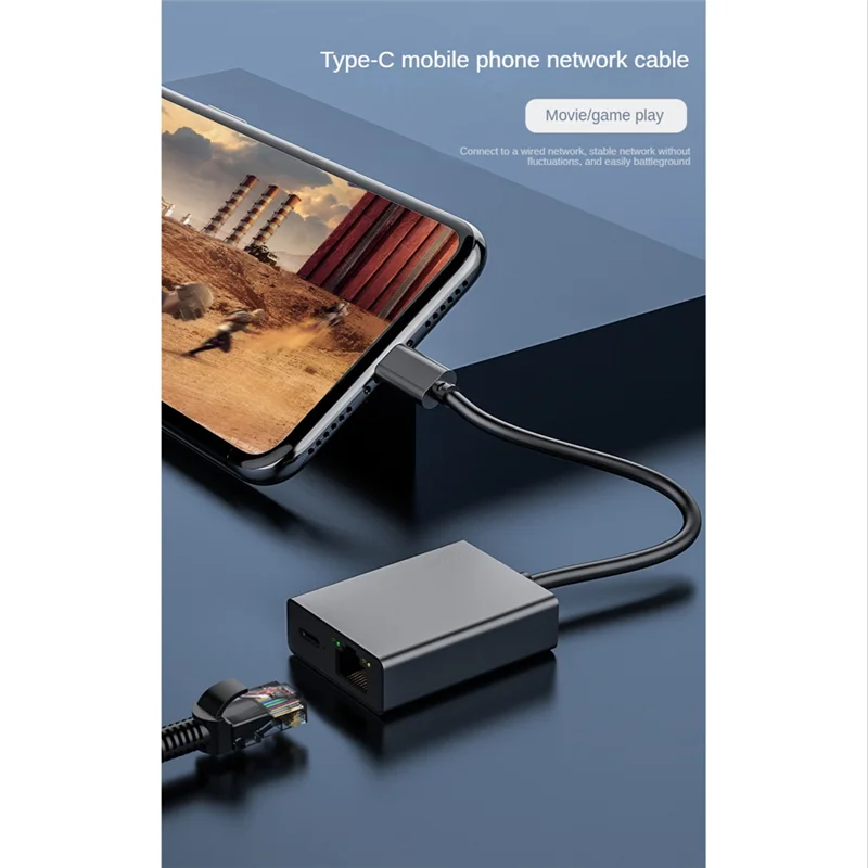 USB-адаптер с портом Type-C на Ethernet 4K