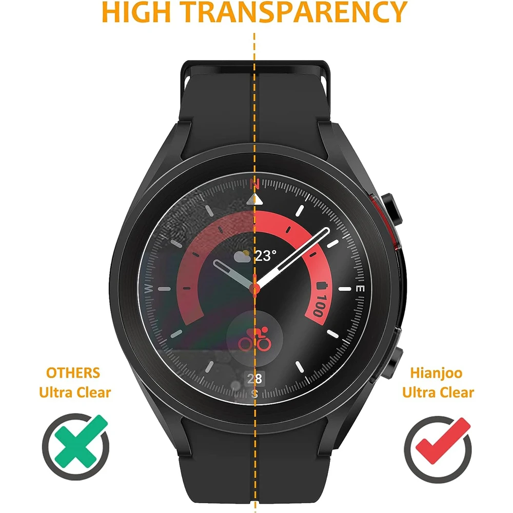 Защитная Пленка Из Закаленного Стекла С Твердостью 9H Для Samsung Galaxy Watch 6/5/4 44 Мм