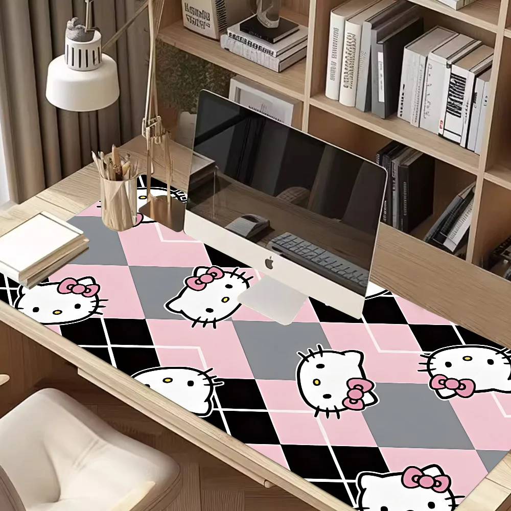 Коврик для мыши H-Hello Cat K-Kitty Новые поступления Большой игровой коврик L XL XXL
