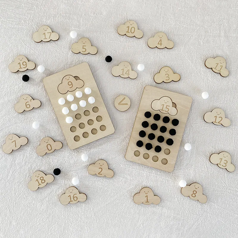 1 Набор деревянные развивающие игрушки для детей |