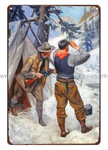 Неожиданная Opportunity Philip Goodwin Hunter дикая природа металлическая жестяная вывеска