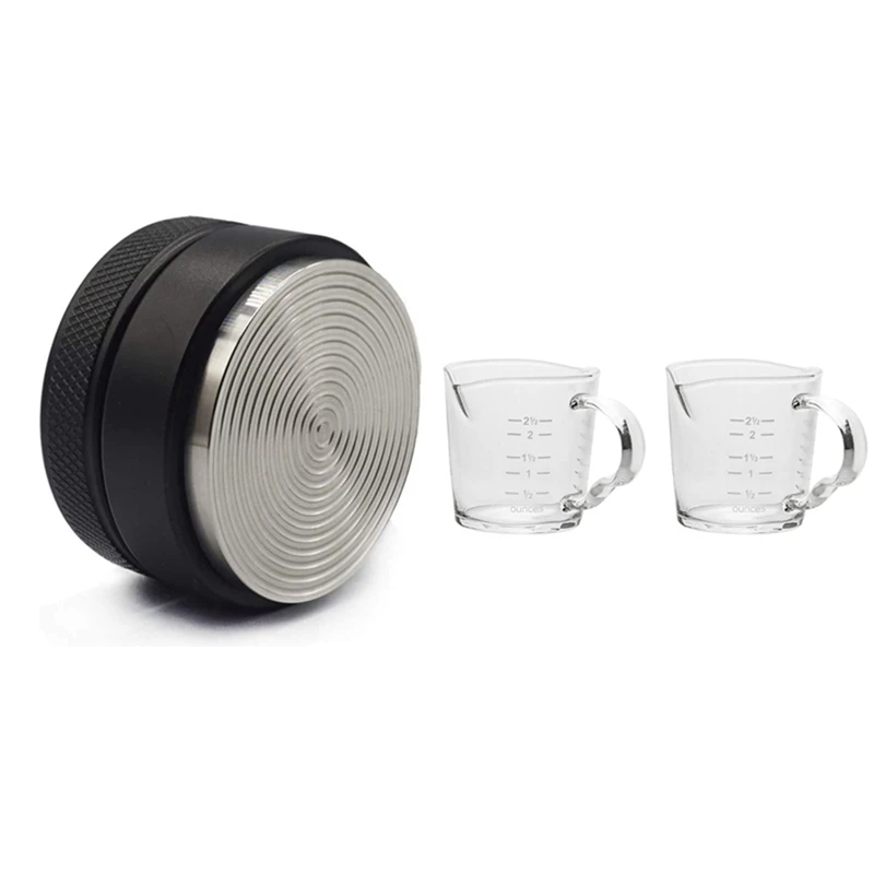 

Измерительное стекло для эспрессо, 2 шт., с розливной ручкой, 1 шт. 53 мм, дистрибьютор для эспрессо