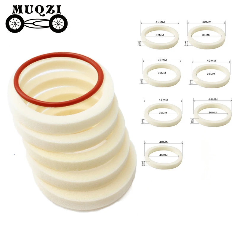 

10PCS MTB bicycle shock absorber front fork sponge ring dust seal oil seal lubrication sponge ring bicycle accessories