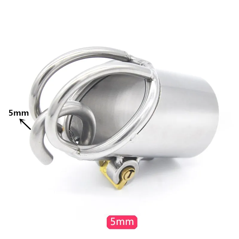 

PA Hook Piercing Penis Lock Stainless Steel Male Chastity Device Metal Cock Sleeve Penis Ring Adult Sex Toys For Men Cbt BDSM