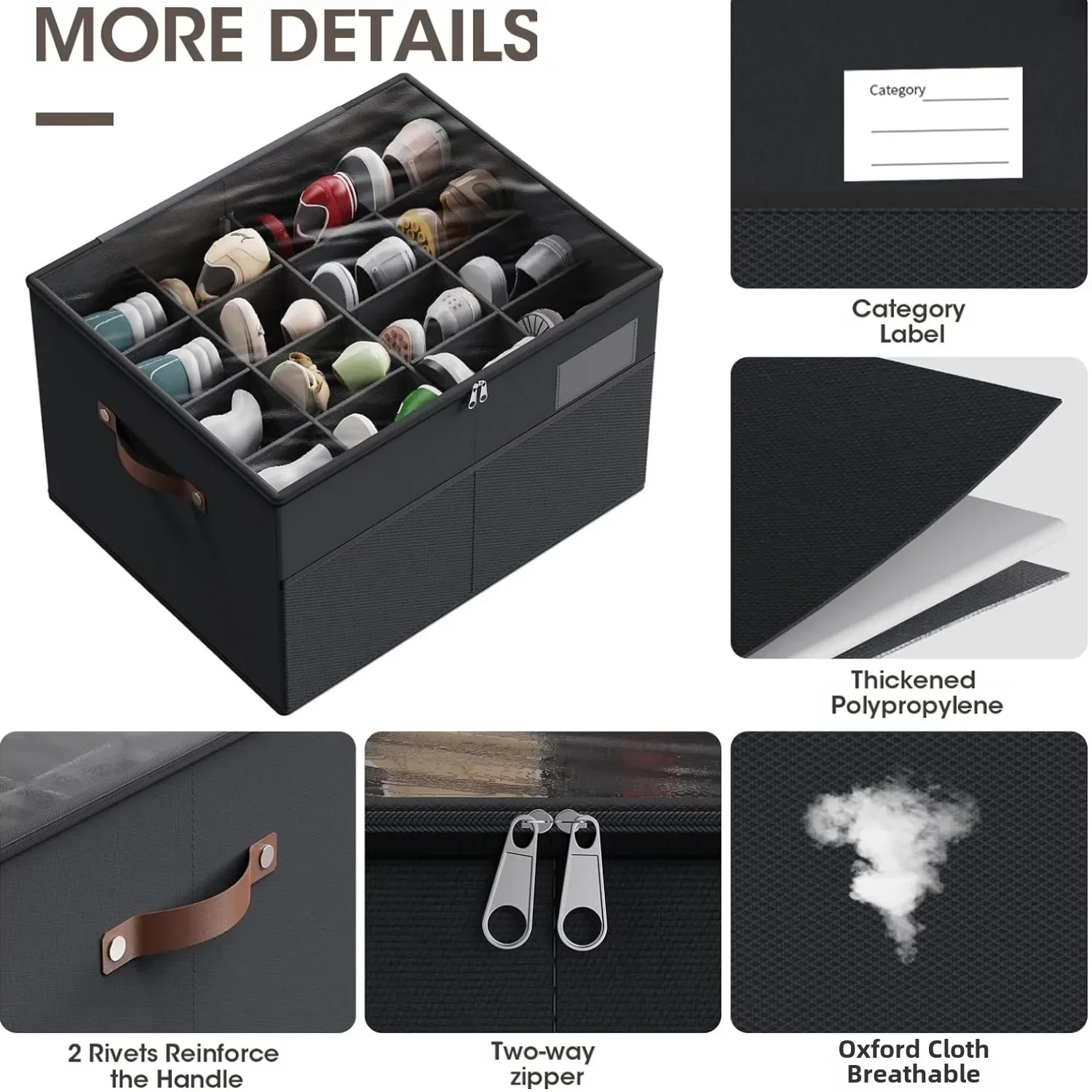 Прозрачная коробка с надписью прозрачная органайзер для сапато выпадом зипер