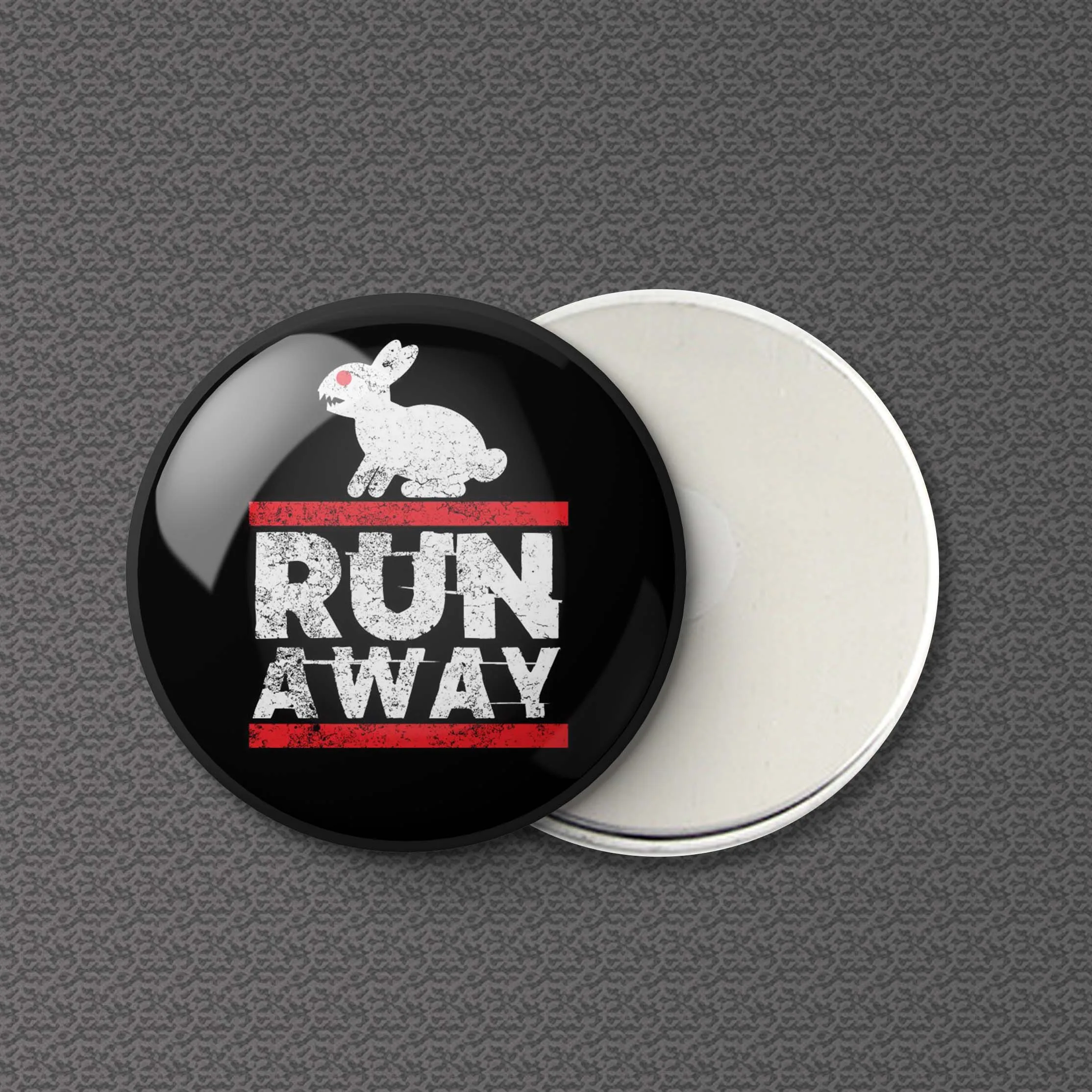 

Run Away Killer Rabbit Grail Quest Refrigerator Magnet Clothes Board Fashion Cute Metal Gift Home Magnetic Kitchen Jewelry