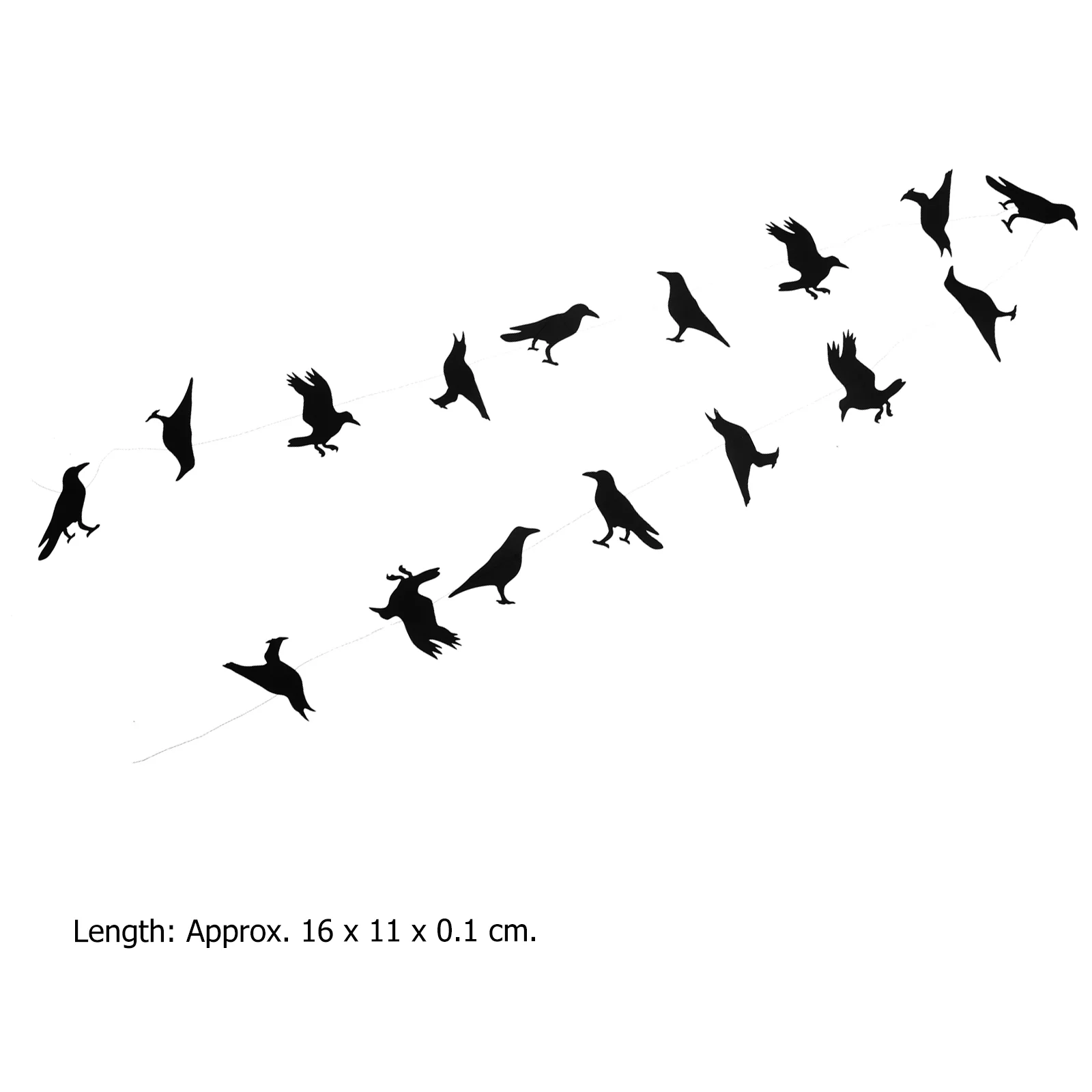 Товары на тему Хэллоуина украшения для гирлянд баннер ворон гирлянды бумажные