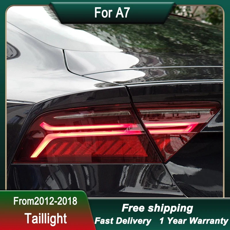 

Car Taillamp For Audi A7 2012-2018 LED Tail Light Upgrade Brake Reverse Tail Lamp Dynamic Turn Signal Light Tail Lamp Assembly