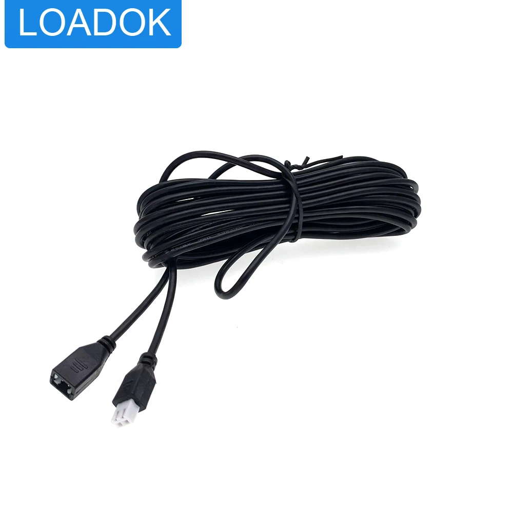 

5M Universal Car 2Pin Reversing Radar Extend Extension Cables For Parking Sensors For Bwm Benz Audi Toyota Honda