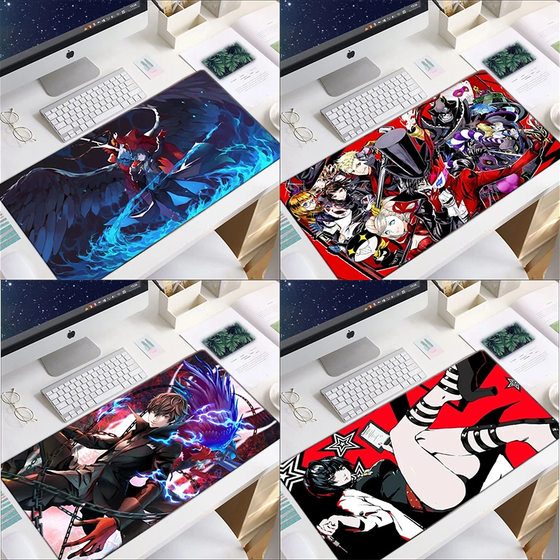 

Persona 5 Royal Mousepad Gamer Mouse Mats Mausepad Big Mouse Pad Xl Desk Mat Mice Keyboards Computer Peripherals Office Mausepad