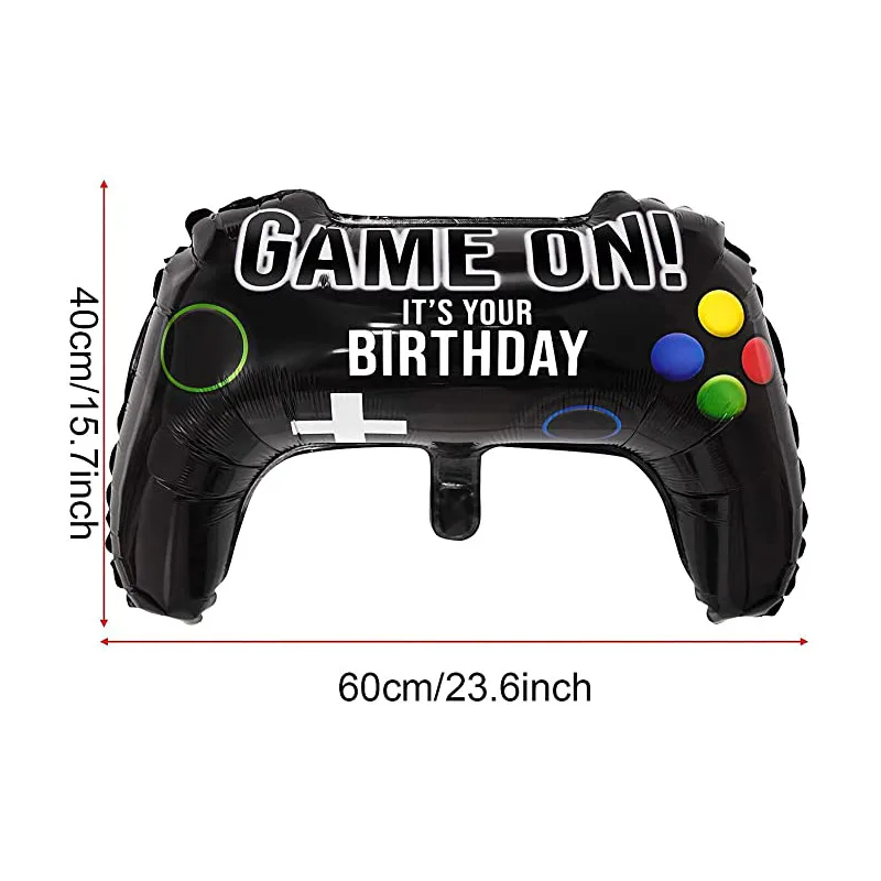 

New Game Game Machine Aluminum Mold Balloon Set Birthday Party Festival Theme Background Wall Decoration Package