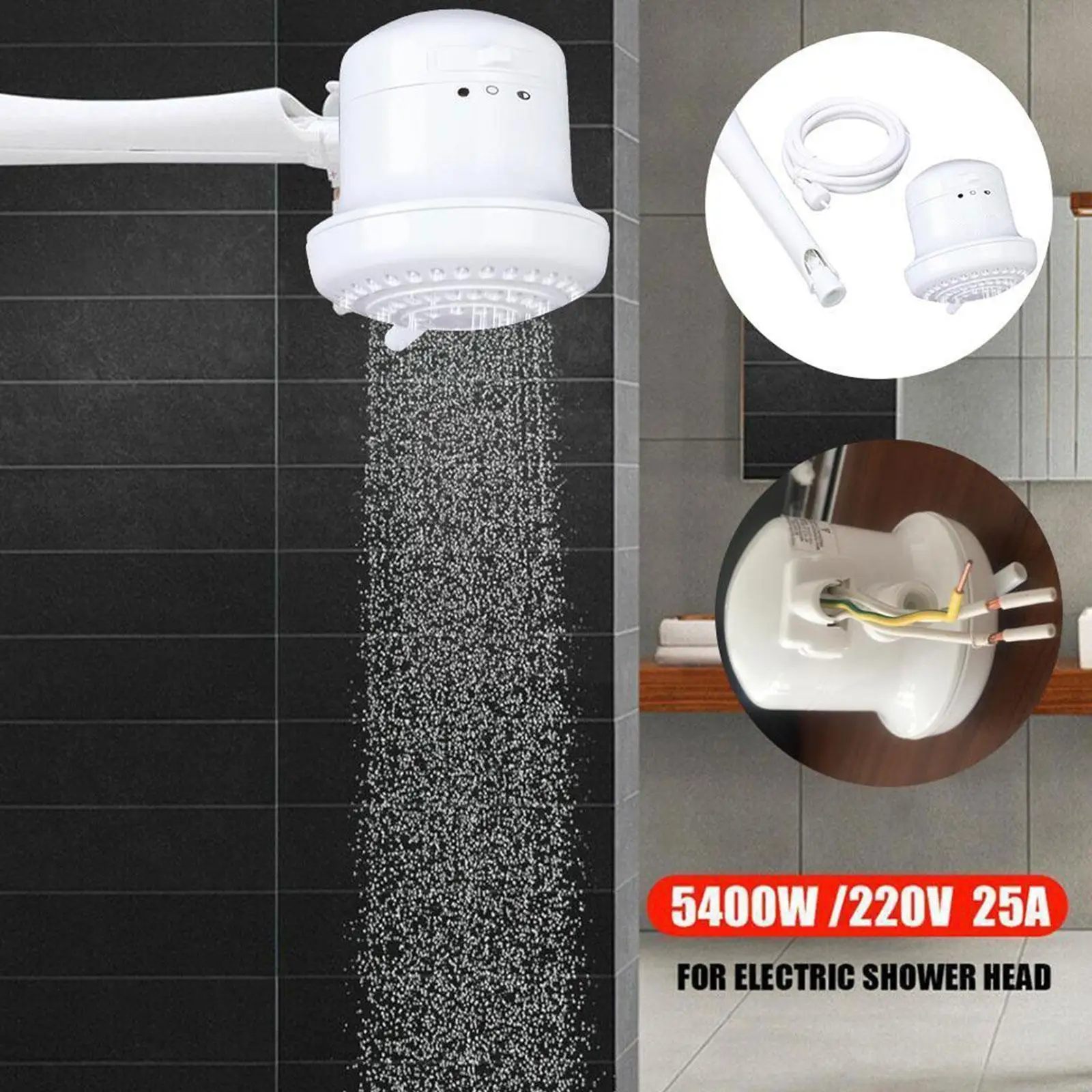 

Насадка для душа A3X2 электрическая, 5400 Вт, 220 В