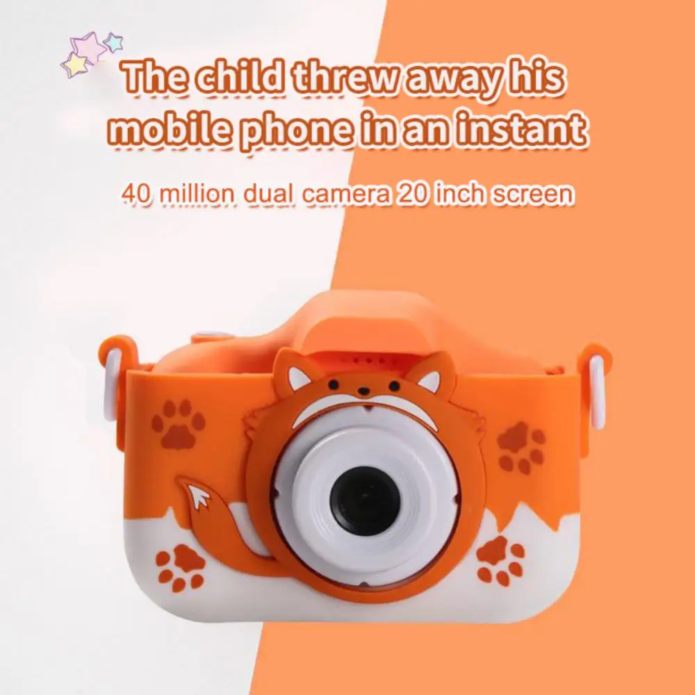 

Cartoon Fox Protective Cover Super Long Endurance X5s Children's Camera 400mah Children's Camera Video Recording Kids Camera